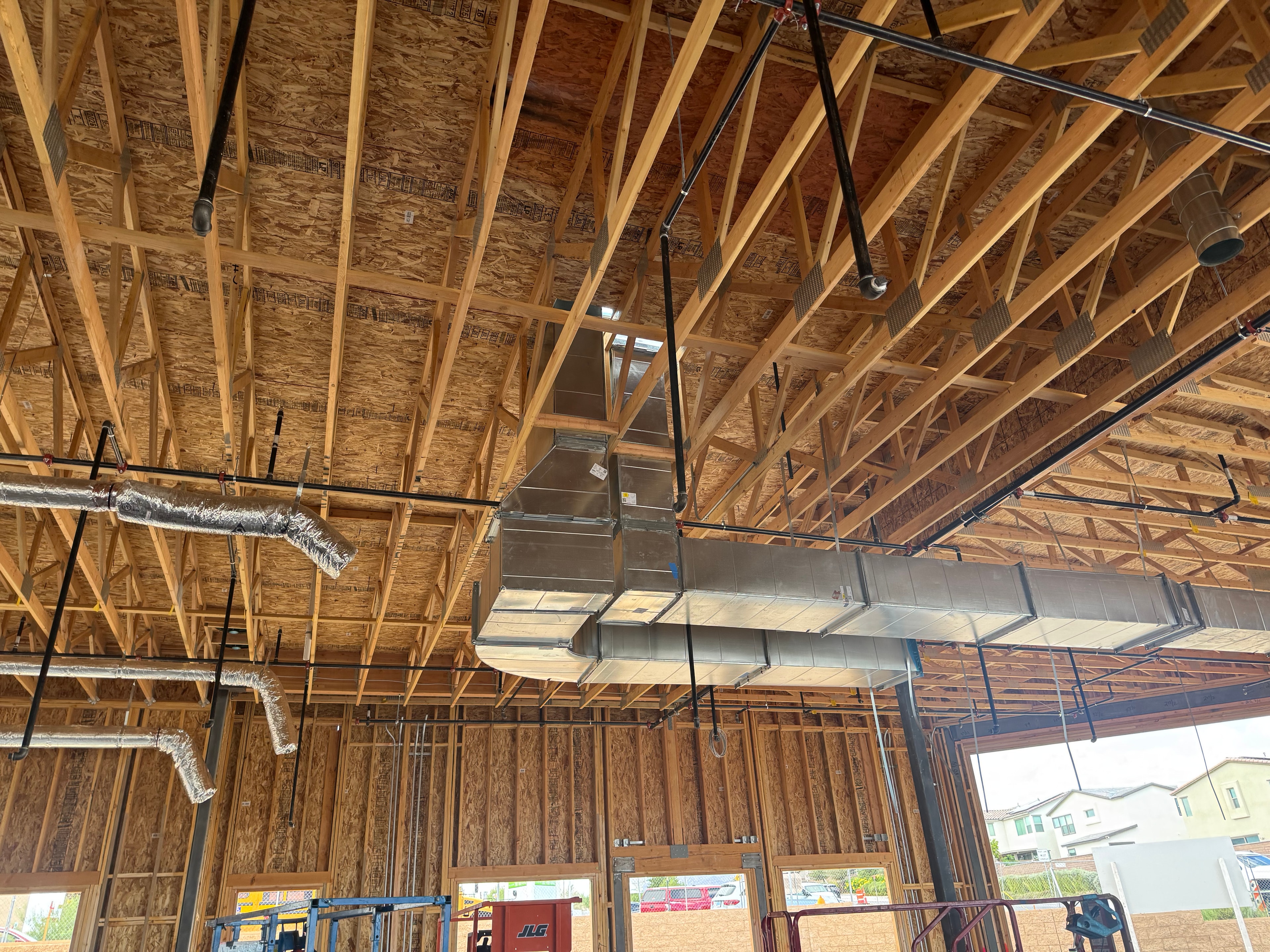 Rectangular trunk with radius turn