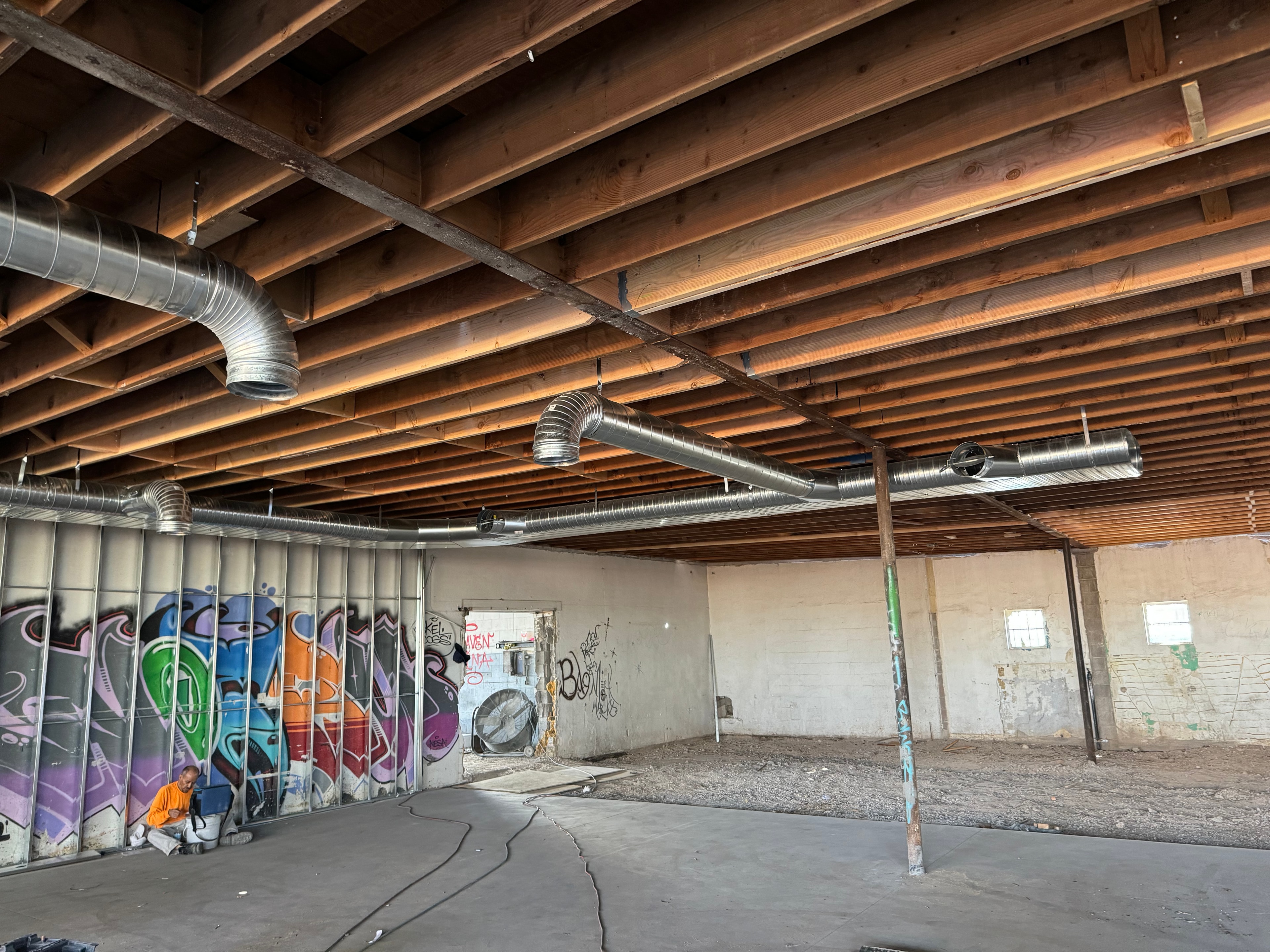 Ductwork and structural framing
