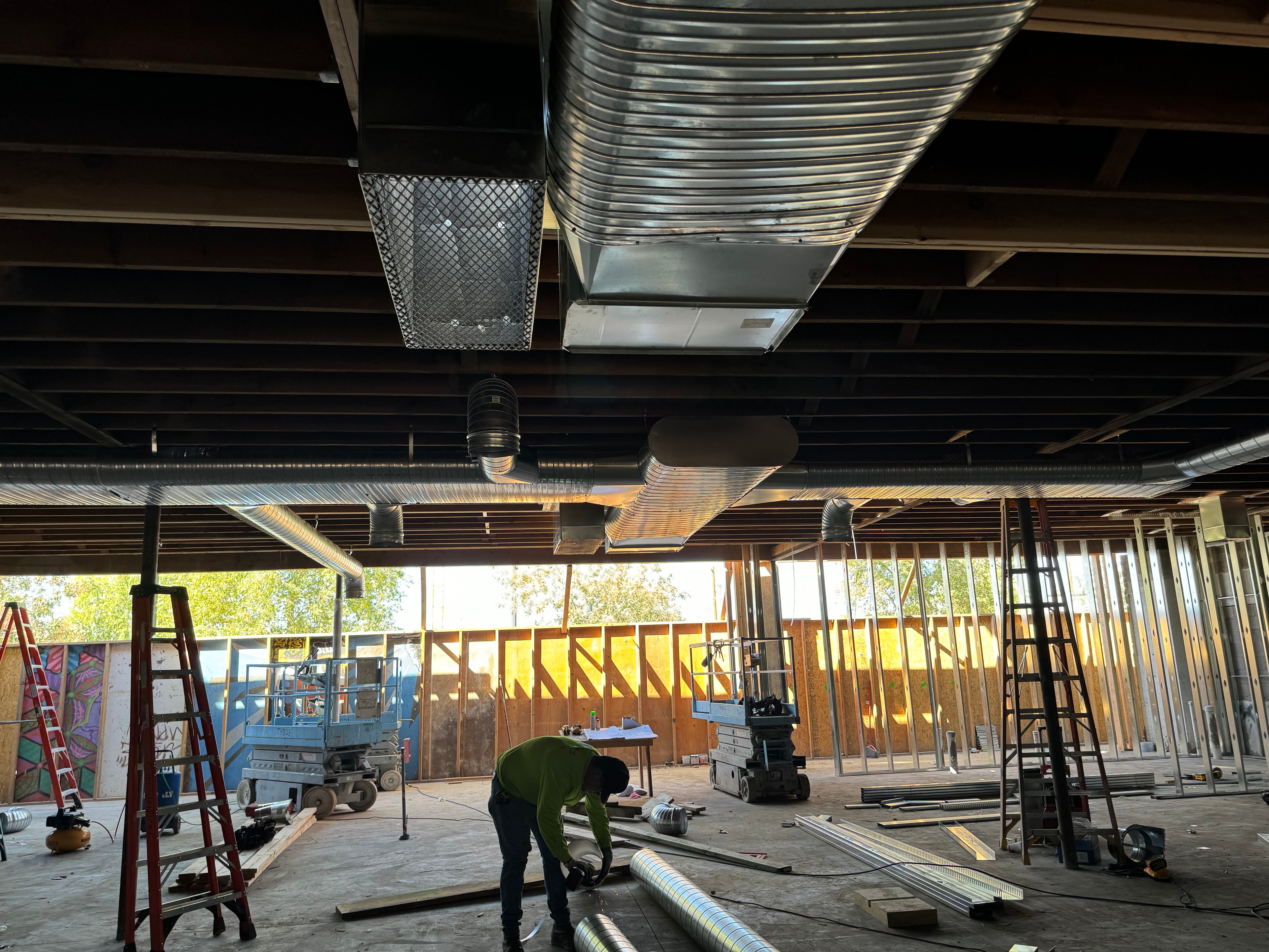 Ceiling ductwork coordination